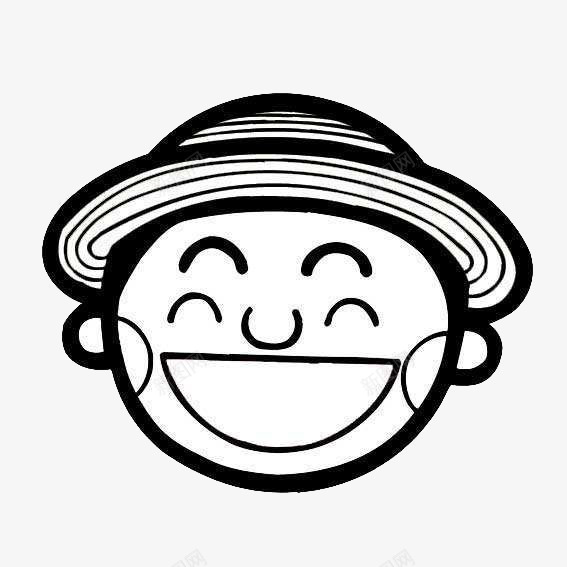 戴帽子人物头像简笔画png免抠素材_新图网 https://ixintu.com 人物 可爱卡通 图案 头像 帽子简笔画 戴帽子 简笔画 装饰