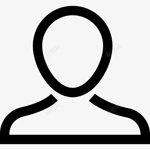 用户图标png_新图网 https://ixintu.com 人 头像 男人 男孩 粘人 轮廓
