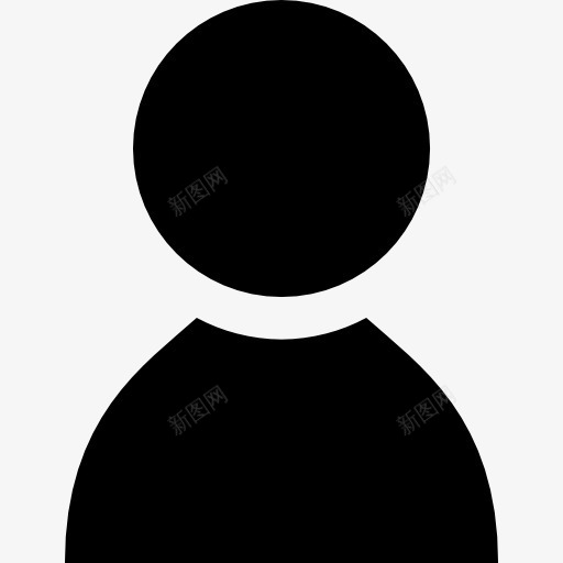 用户图标png_新图网 https://ixintu.com 人的轮廓 头像 用户 界面 社会