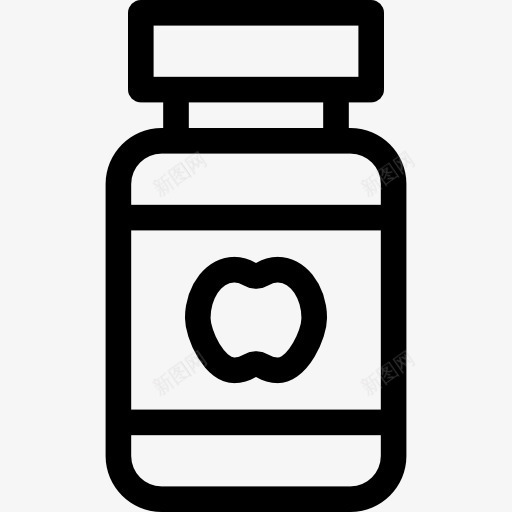 泥图标png_新图网 https://ixintu.com 儿童 勺 原浆 婴儿 盆 罐 营养 食品 食品和餐厅 食品容器