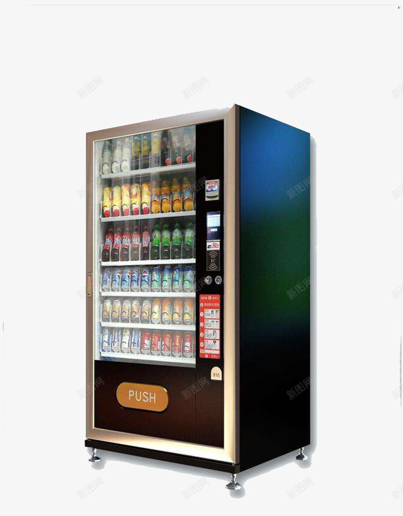 饮料高端自动售货机png免抠素材_新图网 https://ixintu.com 免抠下载 免费素材 售货机 机器 自动售货机