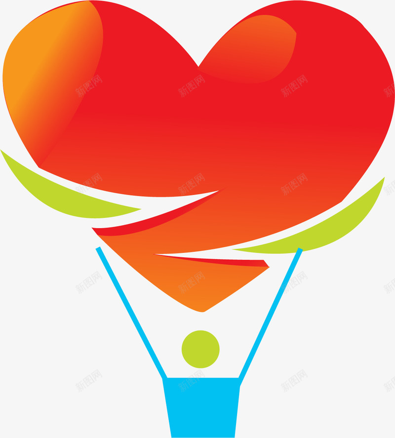 卡通医院logo图标png_新图网 https://ixintu.com 医疗 医疗图标 医院logo设计 宣传日 接种 接种疫苗 爱心