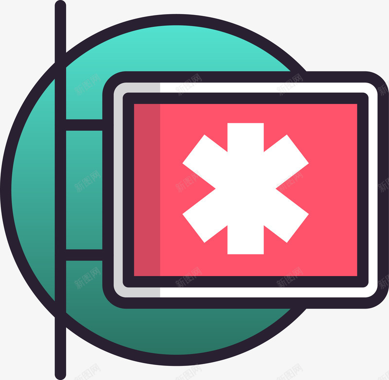 医疗卫生图标矢量图ai_新图网 https://ixintu.com logo 医疗卫生图标 医院 医院logo 图标 救援图标 标识 网页图标 矢量图