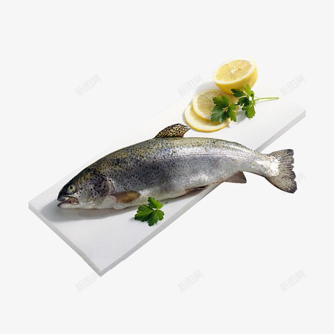 盘装鳟鱼鱼类食材psd免抠素材_新图网 https://ixintu.com 柠檬 柠檬鳟鱼 水产 生鲜 盘装鱼 食品 食材 餐饮 鳟鱼