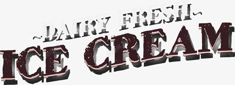咖啡色简约英文png免抠素材_新图网 https://ixintu.com cream ice 冰淇淋 咖啡色 清凉夏日 简约 艺术字 英文