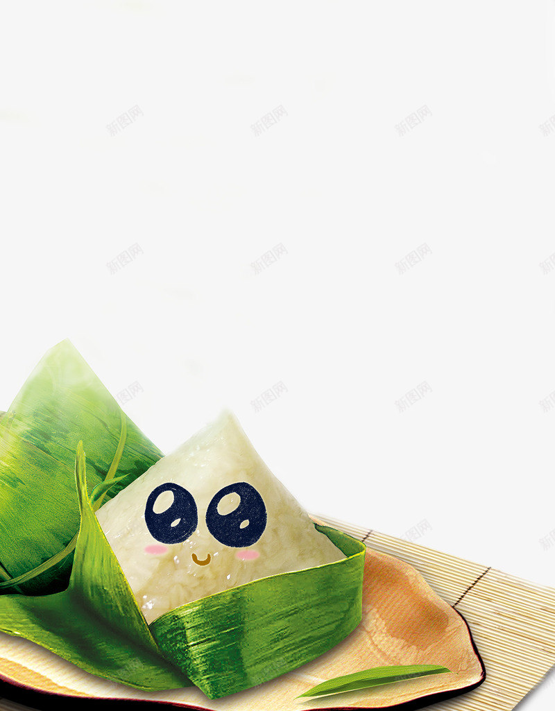 可爱端午粽子png免抠素材_新图网 https://ixintu.com 唯美 端午 粽叶周 粽子 精美 绿色