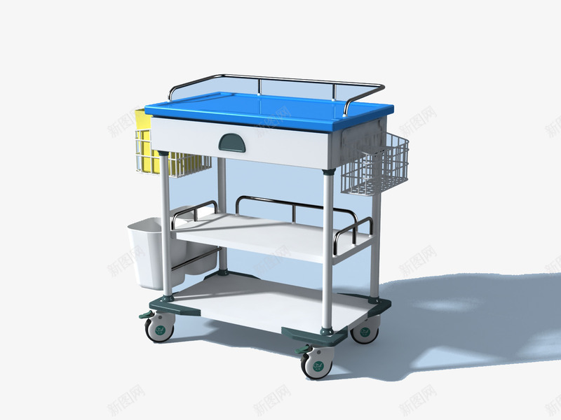 医院用输液车png免抠素材_新图网 https://ixintu.com 医疗 医疗护理 器械 工具车 现代科技 输液