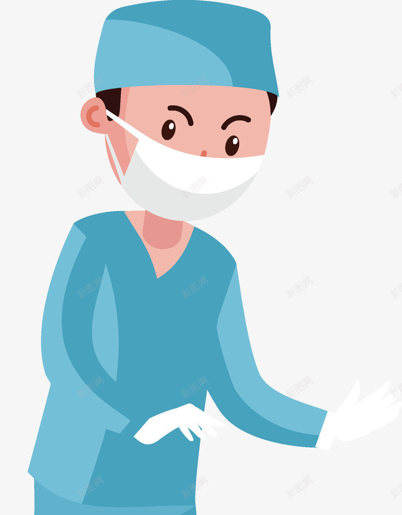 创意卡通医疗人物医生矢量图ai免抠素材_新图网 https://ixintu.com 人物 医务工作者 医护 医护人员 医生 医疗 医院 卡通动画 卫生 可爱 矢量图