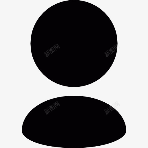 用户图标png_新图网 https://ixintu.com 互联网用户的剪影 用户图标 用户的头像 社会