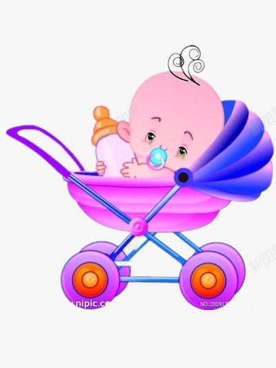 婴儿说来听听png免抠素材_新图网 https://ixintu.com 奶瓶 婴儿床 小孩