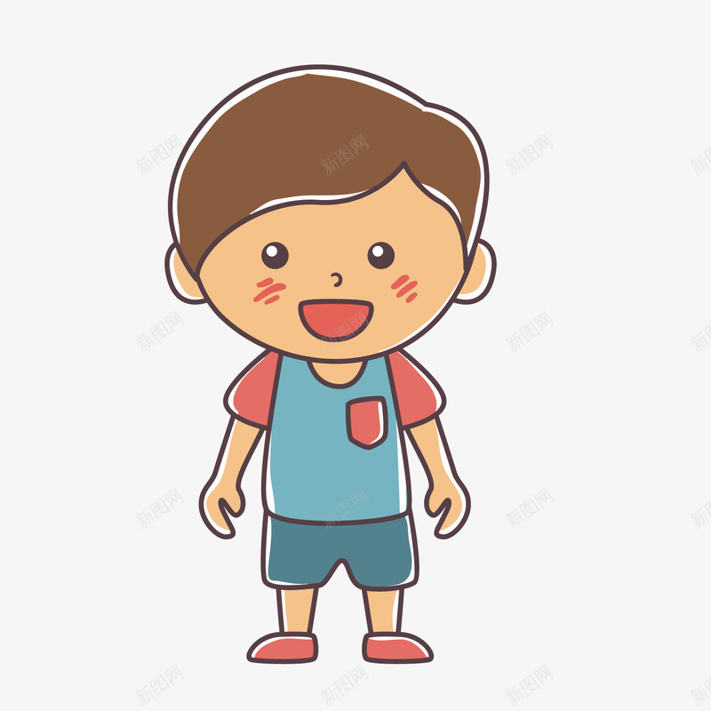 彩色手绘圆弧男孩元素矢量图ai免抠素材_新图网 https://ixintu.com 创意 卡通 发型 圆弧 彩色 手绘 插画 男孩子 矢量图