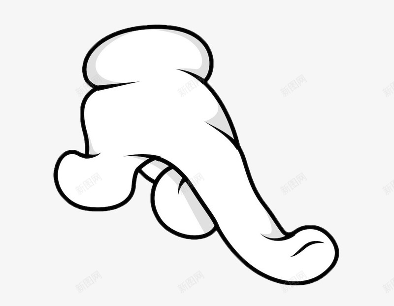 卡通手指png免抠素材_新图网 https://ixintu.com 动画 卡通 手绘 装饰