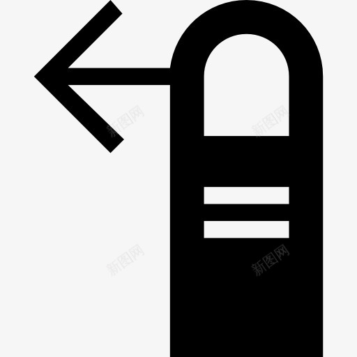 一个手指向左滑动手势图标png_新图网 https://ixintu.com 一个手指 刷卡 动作 填充 山楂的手势 左 手势 指向 点击左边 箭头