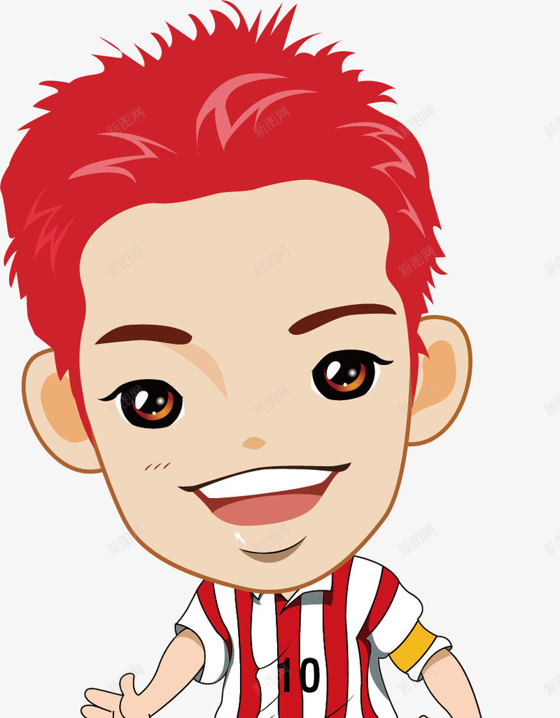 红发男孩运动png免抠素材_新图网 https://ixintu.com QQ人物头像 QQ头像矢量图 创意QQ头像 卡通QQ头像 商务QQ头像 红发男孩运动