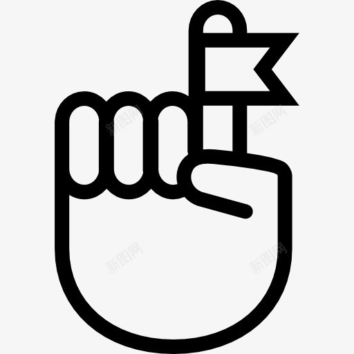 一方面用丝带图标png_新图网 https://ixintu.com 丝带 人 手 手指 记住 记忆的一部分 身体 身体的一部分