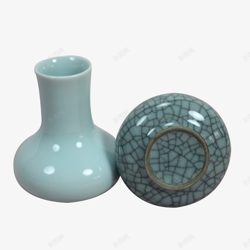 浅绿色古风花瓶png免抠素材_新图网 https://ixintu.com 北欧家居 桌面摆件 浅绿色古风花瓶 现代简约 空花瓶 粗陶插花花瓶 装饰品