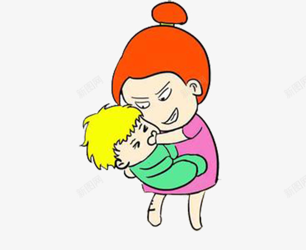 可怕女人png免抠素材_新图网 https://ixintu.com 可怕 婴儿 捂嘴 神秘人 粉裙