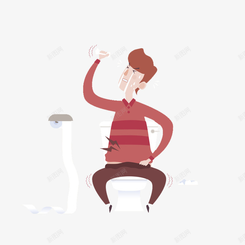 大哭的男孩png免抠素材_新图网 https://ixintu.com 上厕所 伸手 卡通 卡通坐便 哭泣 坐便 大哭 手指 手绘 男孩