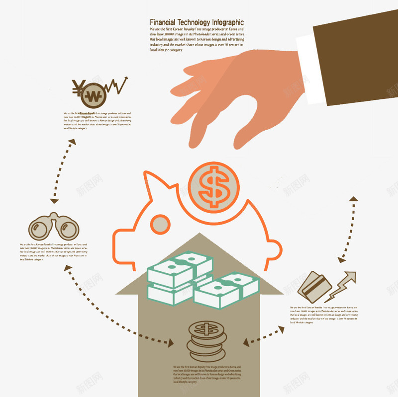 商务投资png免抠素材_新图网 https://ixintu.com 小猪 手指 投资 理财 金融