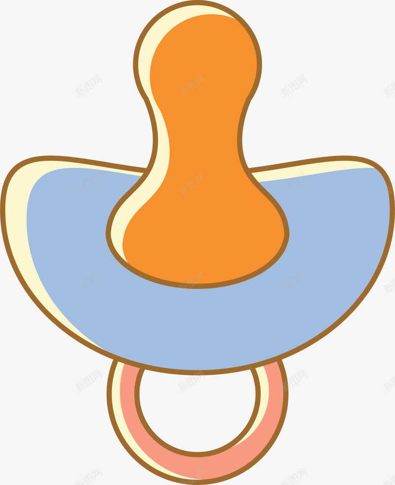 黄色卡通宝宝奶嘴png免抠素材_新图网 https://ixintu.com 卡通奶嘴 婴儿用品 宝宝奶嘴 立体奶嘴 装饰图案 黄色奶嘴