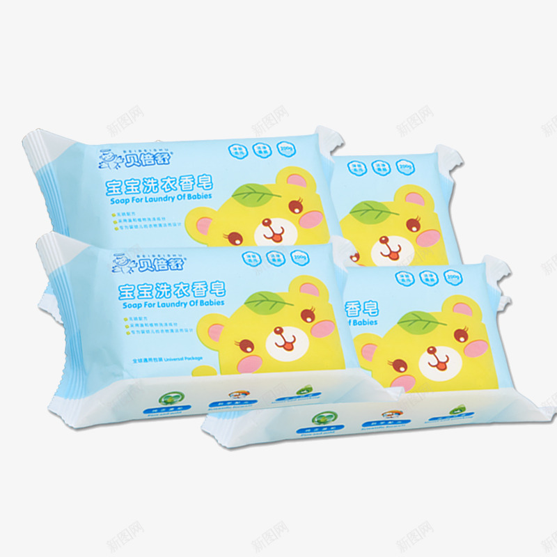 宝宝洗衣皂png免抠素材_新图网 https://ixintu.com 产品实物图 宝宝洗衣皂 抗菌 洗衣皂