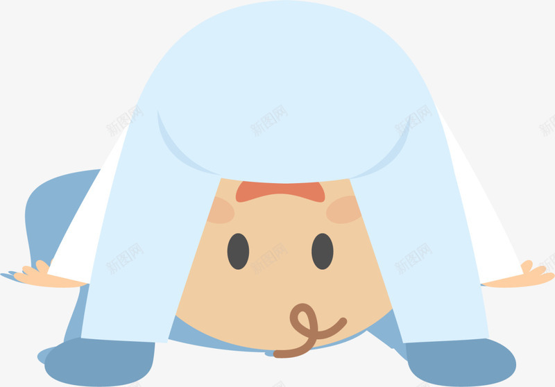 蓝衣可爱呆萌宝宝png免抠素材_新图网 https://ixintu.com 可爱娃娃 呆萌宝宝 妈妈 婴儿 宝宝 母亲节 母婴日
