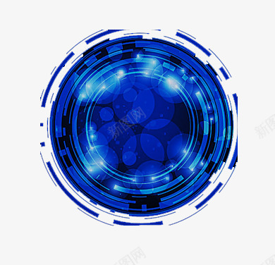 科技元素图标psd_新图网 https://ixintu.com 技术元素 现代 科技元素