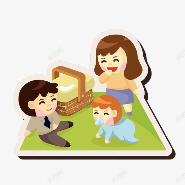 爸爸妈妈陪孩子png免抠素材_新图网 https://ixintu.com 一家人 一家人手绘 亲人 家人 家庭 幸福 情亲 温暖 温馨 爸爸妈妈 融洽 血缘 陪伴