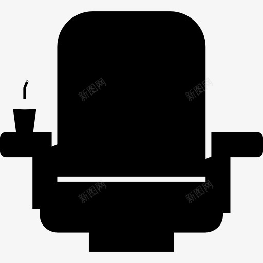 电影院的椅子图标png_新图网 https://ixintu.com 家具 座椅 电影院 稻草 舒适的电影院 饮料