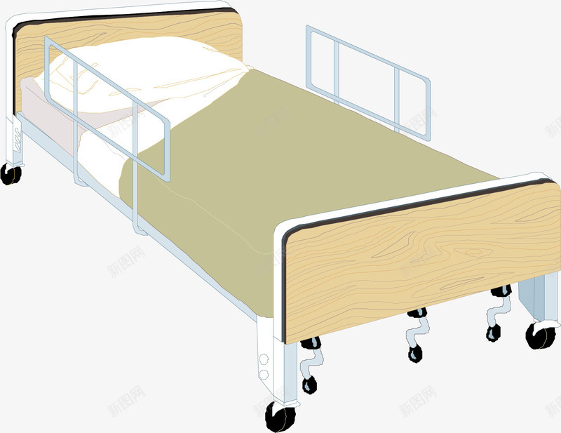 病床png免抠素材_新图网 https://ixintu.com 医院 病床 病床PNG 病床矢量