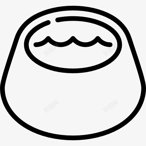 一碗水图标png_新图网 https://ixintu.com 动物 宠物 液 饮料 饮酒