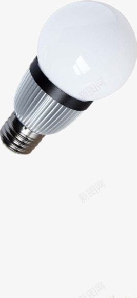 一只白色灯泡png免抠素材_新图网 https://ixintu.com 家用 灯光 灯泡 电力 节能