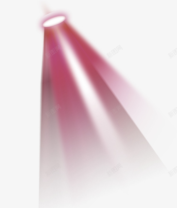 红色简约灯光效果元素png免抠素材_新图网 https://ixintu.com 免抠PNG 效果元素 灯光 简约 红色