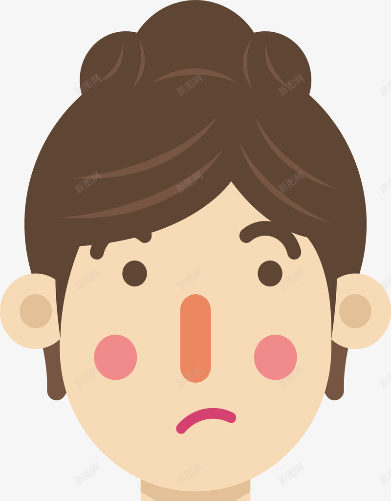 不开心的商务女孩png免抠素材_新图网 https://ixintu.com 不开心 商务 商务女孩 头像 女孩 女孩人物