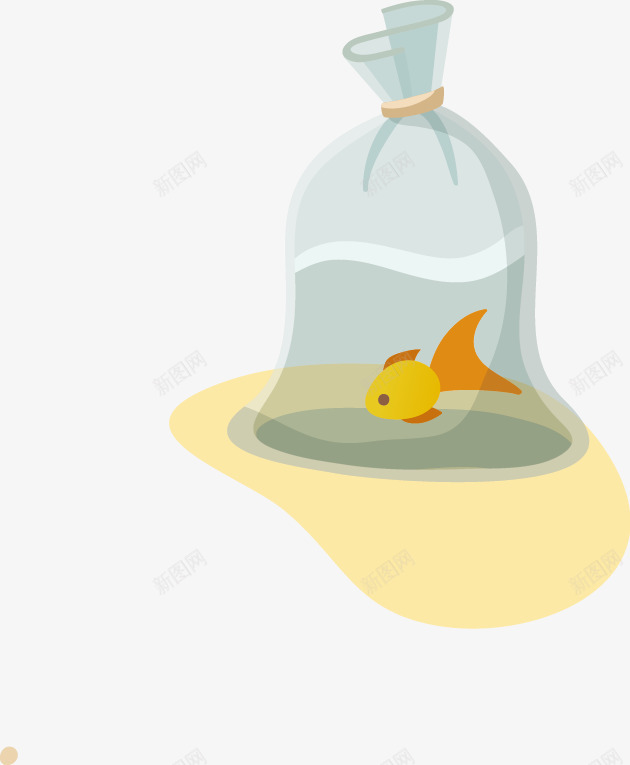 塑料袋海鱼png免抠素材_新图网 https://ixintu.com 塑料袋 夏天 夏日 清爽