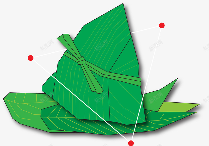 广告装饰端午节粽子矢量图ai免抠素材_新图网 https://ixintu.com 卡通 海报装饰 矢量粽子 端午节食物 矢量图