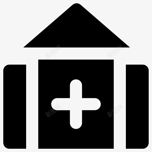 医院图标png_新图网 https://ixintu.com 医疗 医疗救助 医院 卫生保健 卫生诊所 建筑 诊所