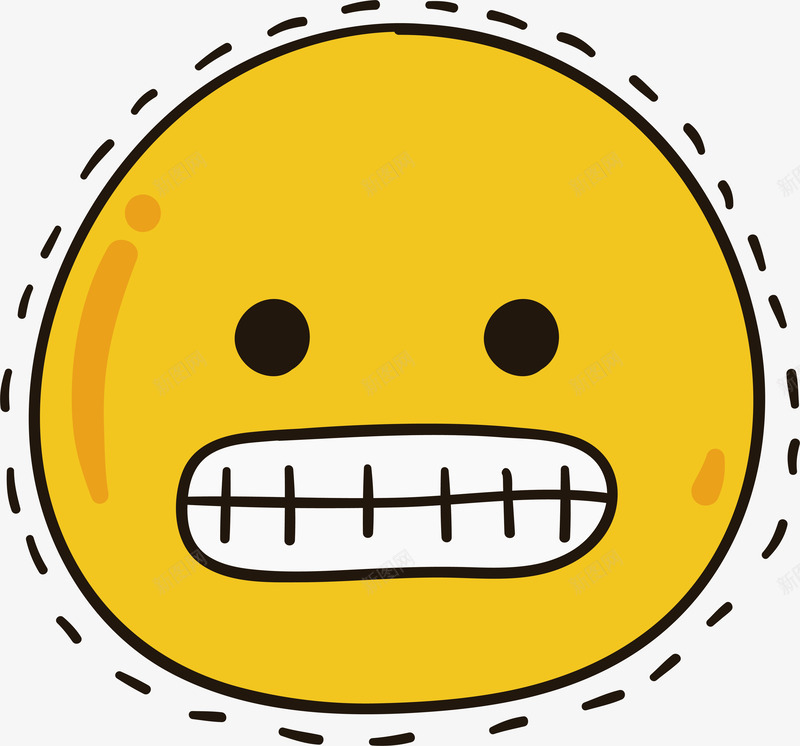 不好意思表情矢量图ai免抠素材_新图网 https://ixintu.com 不好意思 创意 头像 标签设计 精美 表情 矢量图