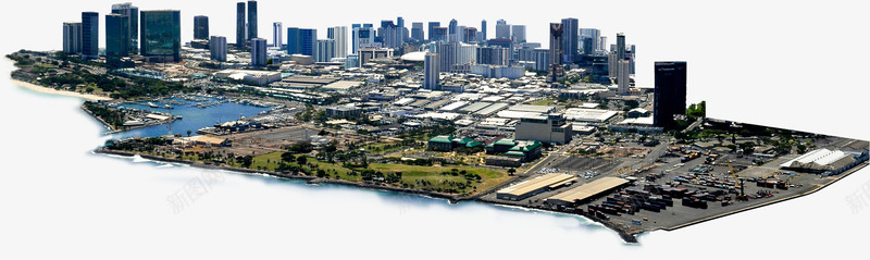 现代海港城市建筑png免抠素材_新图网 https://ixintu.com 城市 建筑 海港 现代