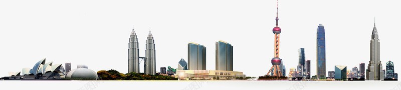 手绘现代地产建筑png免抠素材_新图网 https://ixintu.com 地产 建筑 现代