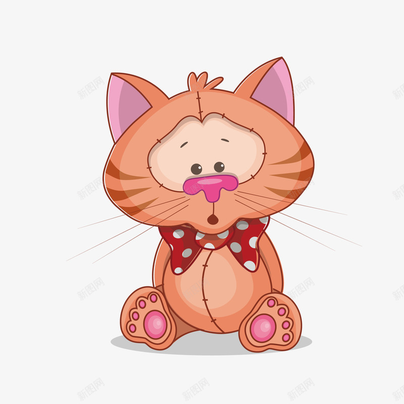 卡通可爱小猫png免抠素材_新图网 https://ixintu.com QQ头像 动物卡片 卡通动物 卡通小猫 可爱小猫 小猫贴纸 手机贴纸 萌萌哒