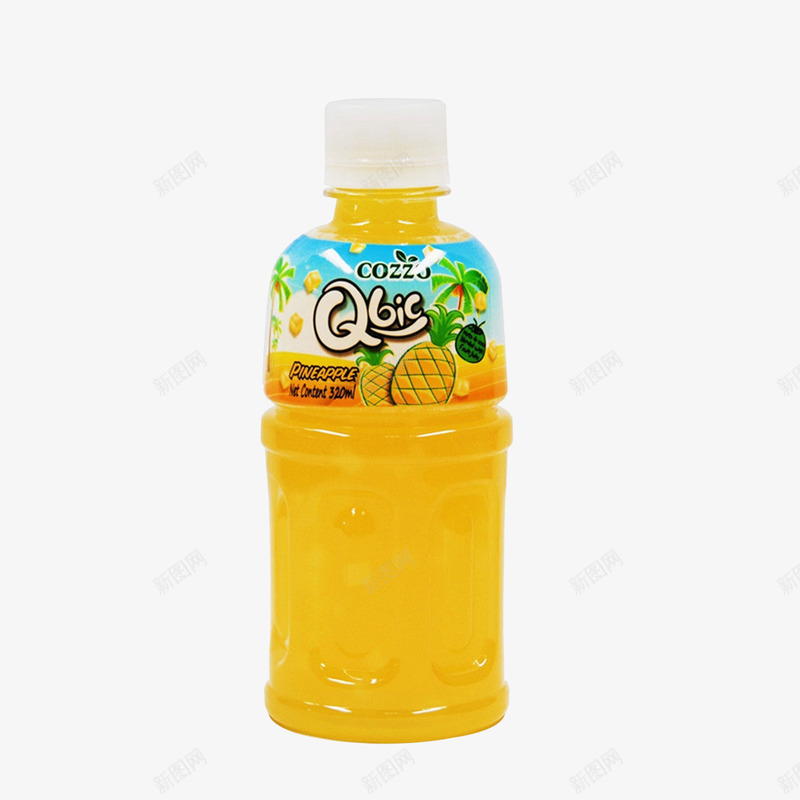 菠萝果汁饮料png免抠素材_新图网 https://ixintu.com