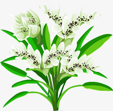 花枝png免抠素材_新图网 https://ixintu.com 婚礼花柱 白花 绿叶 花柱 风景