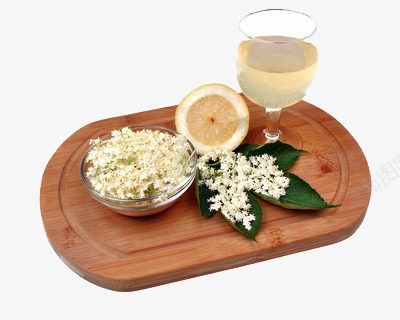 柠檬桂花茶png免抠素材_新图网 https://ixintu.com 柠檬 桂花 白色 黄色