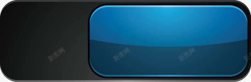 黑色蓝色按钮图标png_新图网 https://ixintu.com 按钮 蓝色 黑色