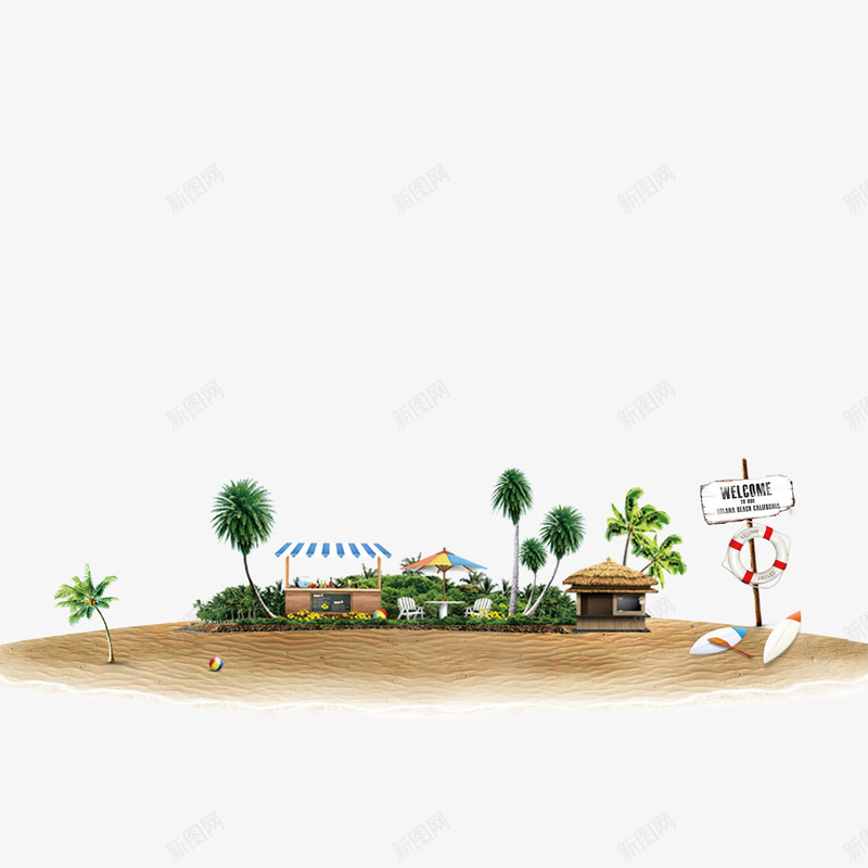绿色现代海报装饰png免抠素材_新图网 https://ixintu.com 城市 旅游 景色 海报背景 背景 装饰 风景 高楼