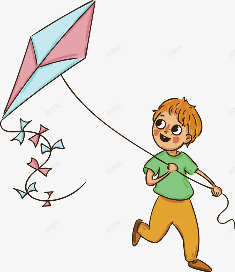 运动健身放风筝的孩子矢量图ai免抠素材_新图网 https://ixintu.com 健身 放风筝 放风筝的人 矢量png 运动 风筝 矢量图