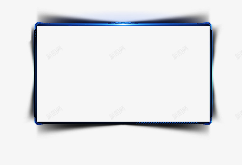蓝色长方形霓虹灯光图png免抠素材_新图网 https://ixintu.com 光 免抠图 电商设计 蓝色长方形 霓虹灯 霓虹灯光免抠图