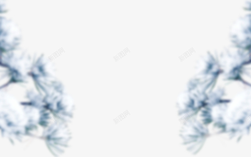 白色花枝海报背景png免抠素材_新图网 https://ixintu.com 海报 白色 背景 花枝