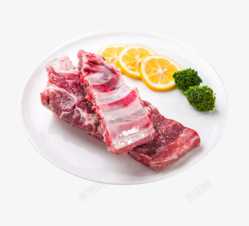 大红门冰鲜优质小排排骨png免抠素材_新图网 https://ixintu.com png图片 产品实物 免费png 免费png元素 大红门冰鲜优质小排 排骨 柠檬 绿色食品